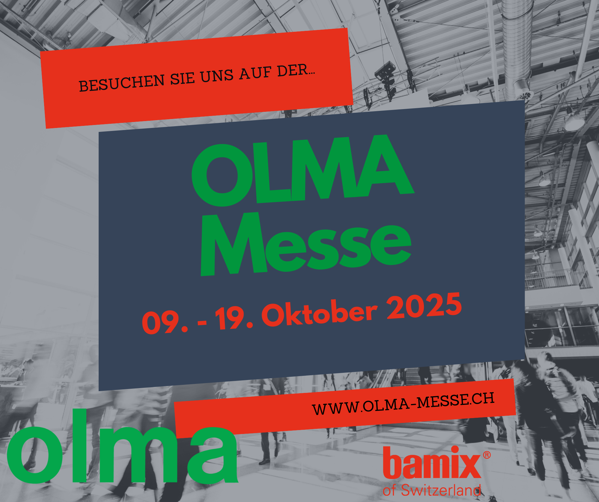 Wir sind an der OLMA
