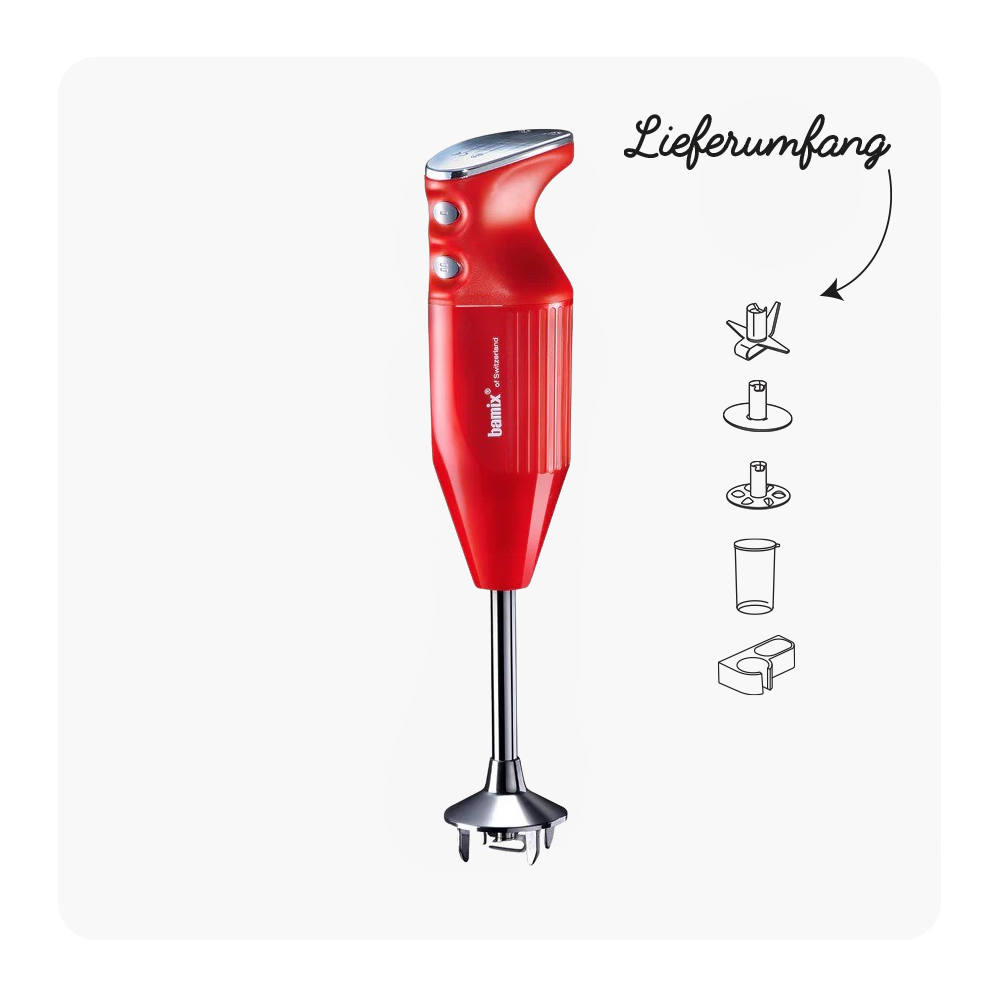 bamix® Mono 250 W rot metallisiert