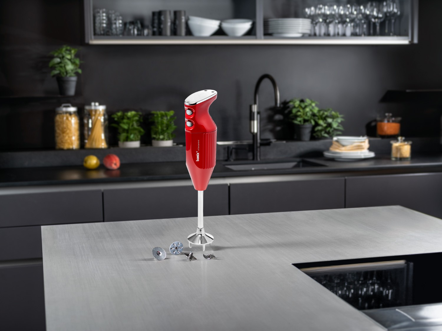 bamix® Mono 250 W rot metallisiert