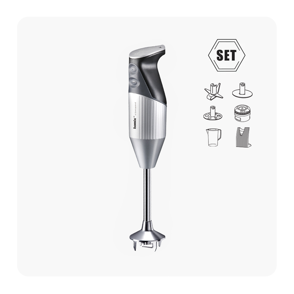 bamix® SwissLine 250 W silber beschichtet
