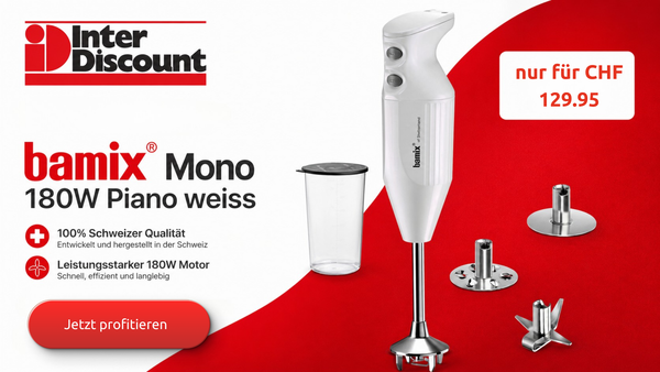 bamix® Mono 180W Piano weiss
